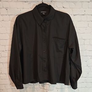 Athleta Stretch Cropped Tech Top Size M